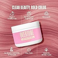Overtone Cotton Candy Pink Semi-Permanent Hair Dye Conditioner 8oz — image 5