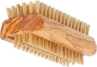 Redecker Natural Pig Bristle Nail Brush with Waxed Olive Wood Handle, 3-3/4-Inches — image 2