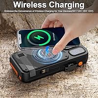 Semmorn Emergency Radio & 22000mAh Solar Power Bank — image 4