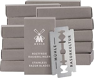 MÜHLE Stainless Steel Safety Razor Blades 200 Pack Review