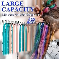 MIVERYEA Braiding Hair Rack Stand with 120 Pegs — image 4