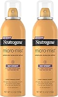 Neutrogena Micromist Airbrush Sunless Tanning Spray, Deep Intensity, 5.3oz (Pack of 2) — image 1