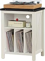 Joaxswe Record Player Stand with Vinyl Record Storage — image 1
