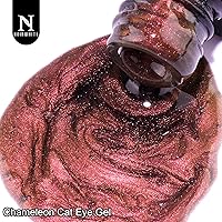 noirwhite Cat Eye Gel Nail Polish 12 Colors 9D Chameleon Magnetic Set 7ml — image 2