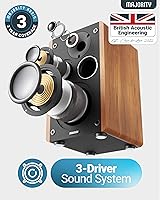 Majority D100 Powered Bookshelf Speakers — image 3