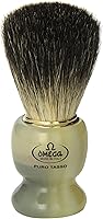 Omega 63171 Stripey 100% Pure Badger Shaving Brush with Stand — image 3