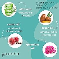 PURA D'OR Sleek & Smooth Shampoo and Conditioner Set — image 2