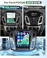 Podofo 4G+64G Vertical Android Car Stereo Radio — image 2
