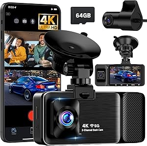 LECTRUS K02 Pro 4K 3-Channel Dash Cam