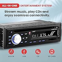 Pyle PLCDBT75MRB Bluetooth Car Stereo with Waterproof Marine Speakers — image 3