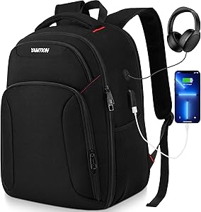 YAMTION Laptop Backpack with USB Charging Port Review