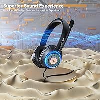 LEVN UH002 USB Headset with Mic — image 2