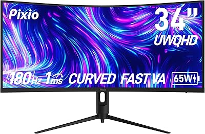 Pixio PXC348C Neo 34″ Curved Gaming Monitor