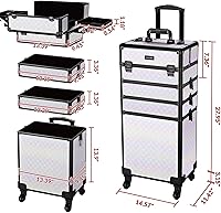 Byootique Nail Travel Case - ForgetMeNot White — image 2