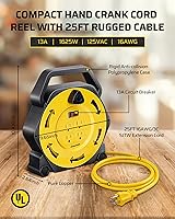 DEWENWILS 25 FT Extension Cord Reel — image 3