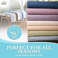 NRG Deluxe Flannel Massage Table Sheet Set - Ocean — image 3