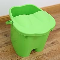 Basicwise Foot Massage Spa Bath Bucket with Cover — image 2