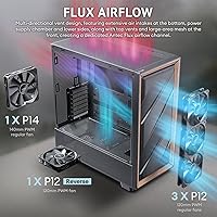 Antec Flux Mid-Tower E-ATX PC Case — image 3