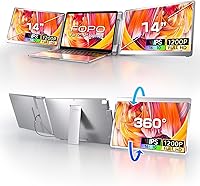 FOPO 14″ Triple Monitor Laptop Screen Extender S7 — image 1