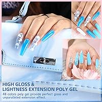 Morovan 48 Colors Poly Gel Nail Set — image 6