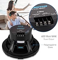 Pyle PLMRF65SB Marine Speakers 6.5-Inch — image 2
