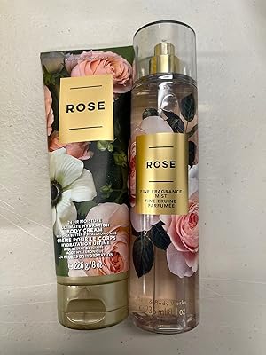 Bath and Body Works Rose Ultra Shea Body Cream and Fine Fragrance Mist 8oz