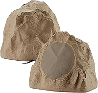 Theater Solutions 2R8S Outdoor Sandstone 8″ Rock Speakers — image 1