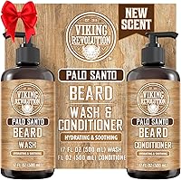Viking Revolution Palo Santo Beard Wash and Conditioner Set 17oz — image 1