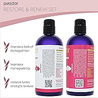 PURA D'OR Restore & Renew Shampoo and Conditioner Set — image 4