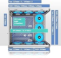 AMANSON H9 ARGB Mid Tower PC Case — image 5