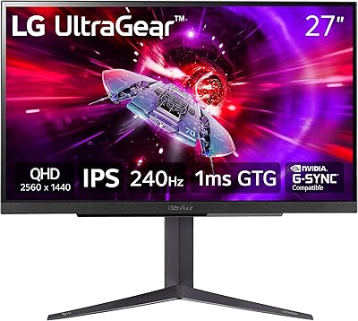 LG 27GR83Q-B 27-inch UltraGear QHD Gaming Monitor