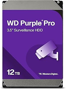 Western Digital 12TB WD Purple Pro Surveillance Hard Drive