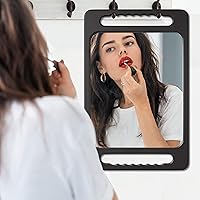 TASALON Unbreakable Hand Mirror with Double Handle — image 7