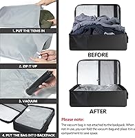 SUOCO Travel Backpack with Vacuum Bag 60L — image 2