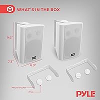 Pyle PDWR51BTWT Wall Mount Bluetooth Speaker System — image 7