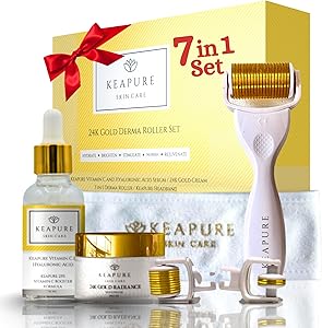 KEAPURE Derma Roller Kit for Face, Body & Stretch Marks Review