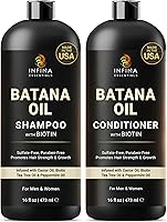 INFINA ESSENTIALS Batana Oil Shampoo and Conditioner Set - 16 fl oz Each — image 1