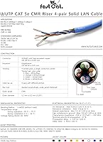 fast Cat. Cat5e Ethernet Cable 1000ft - 24 AWG, CMR — image 2