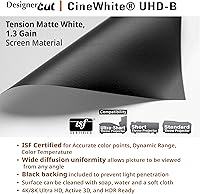 Elite Screens RM-135H-CWHITEUHDB 135″ CineWhiteUHD-B Screen Material — image 2