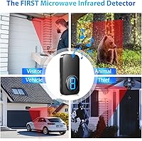 Bistee Wireless Driveway Alarm with Microwave-Infrared Sensor — image 2