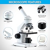 AmScope M102C-PB10 Biological Compound Microscope — image 2
