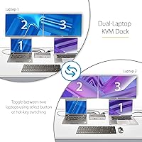 StarTech.com Dual-Laptop USB-C KVM Docking Station — image 2