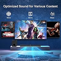 MZEIBO Soundbar with Subwoofer — image 5