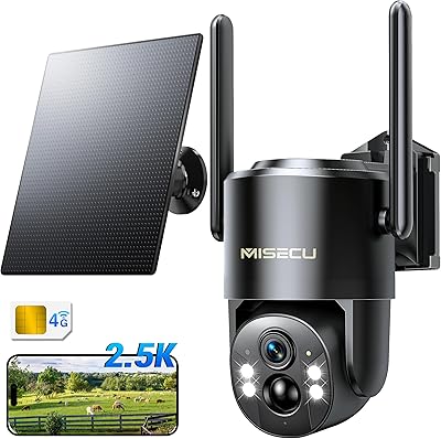 MISECU CQ1H 4G LTE Cellular Security Camera