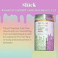 Sliick Hard Wax Beads for Hair Removal, Rainbow Sherbet - 8oz — image 3
