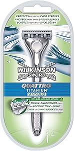 Wilkinson Sword Quattro Titanium Sensitive Razor Review