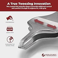 Regine Switzerland Diamond Butterfly Slant Tip Tweezers — image 5