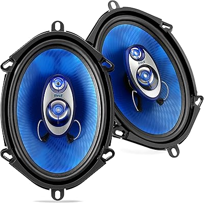 Pyle PL573BL 5” x 7” 3-Way Car Speakers