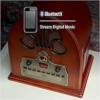 Crosley CR32D-PA Cathedral Retro AM/FM Radio CD Player with Bluetooth Speakers — image 7