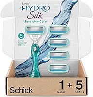 Schick Hydro Silk Sensitive Skin Razor with 5 Moisturizing Razor Blade Refills — image 2
